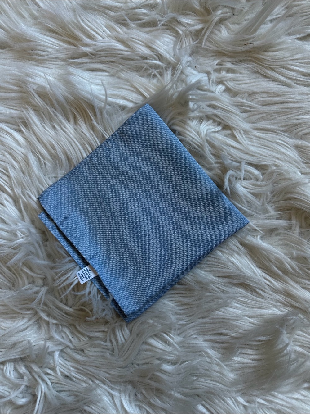 Birdy Grey dusty blue pocket square